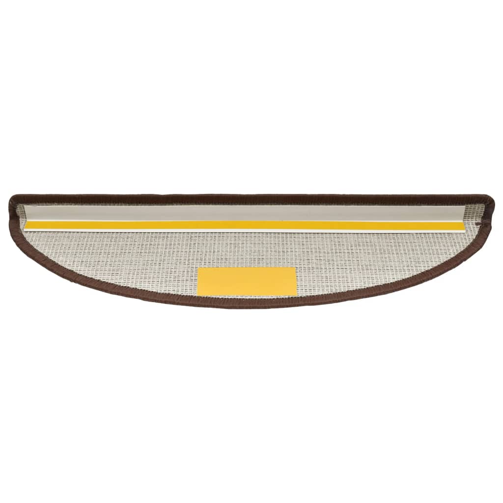 Stufenmatten 15 Stk. 56x17x3 cm Anthrazit Halbrund