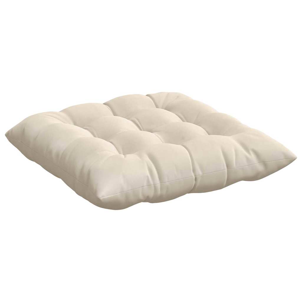 Sitzkissen 4 Stück Taupe 40 x 40 x 6 cm Mikrofaser