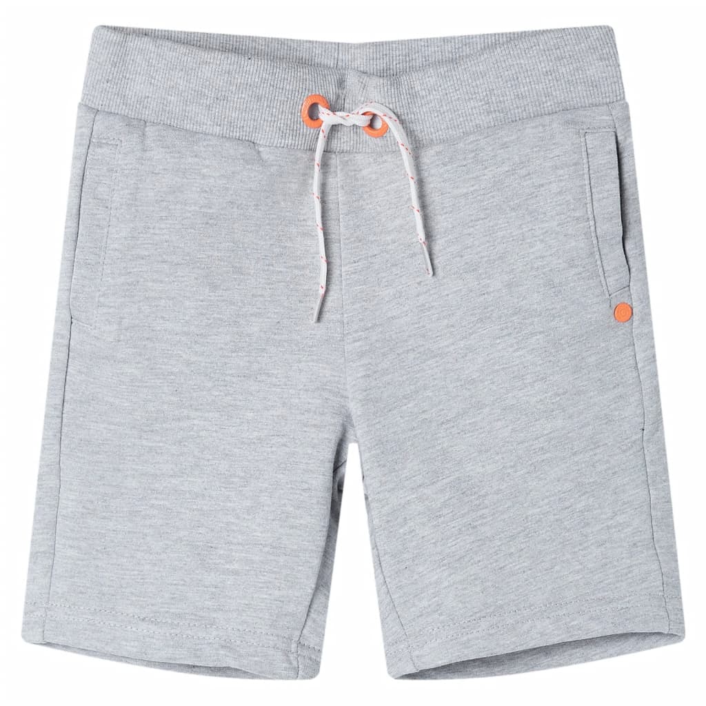 Kindershorts mit Kordelzug Dunkelblau Melange 140