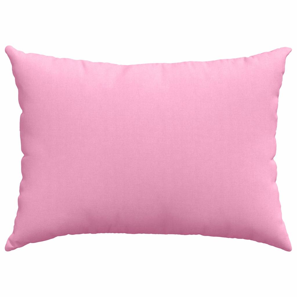 Sofakissen 2 pcs Hellgrau 50 x 30 cm Stoff