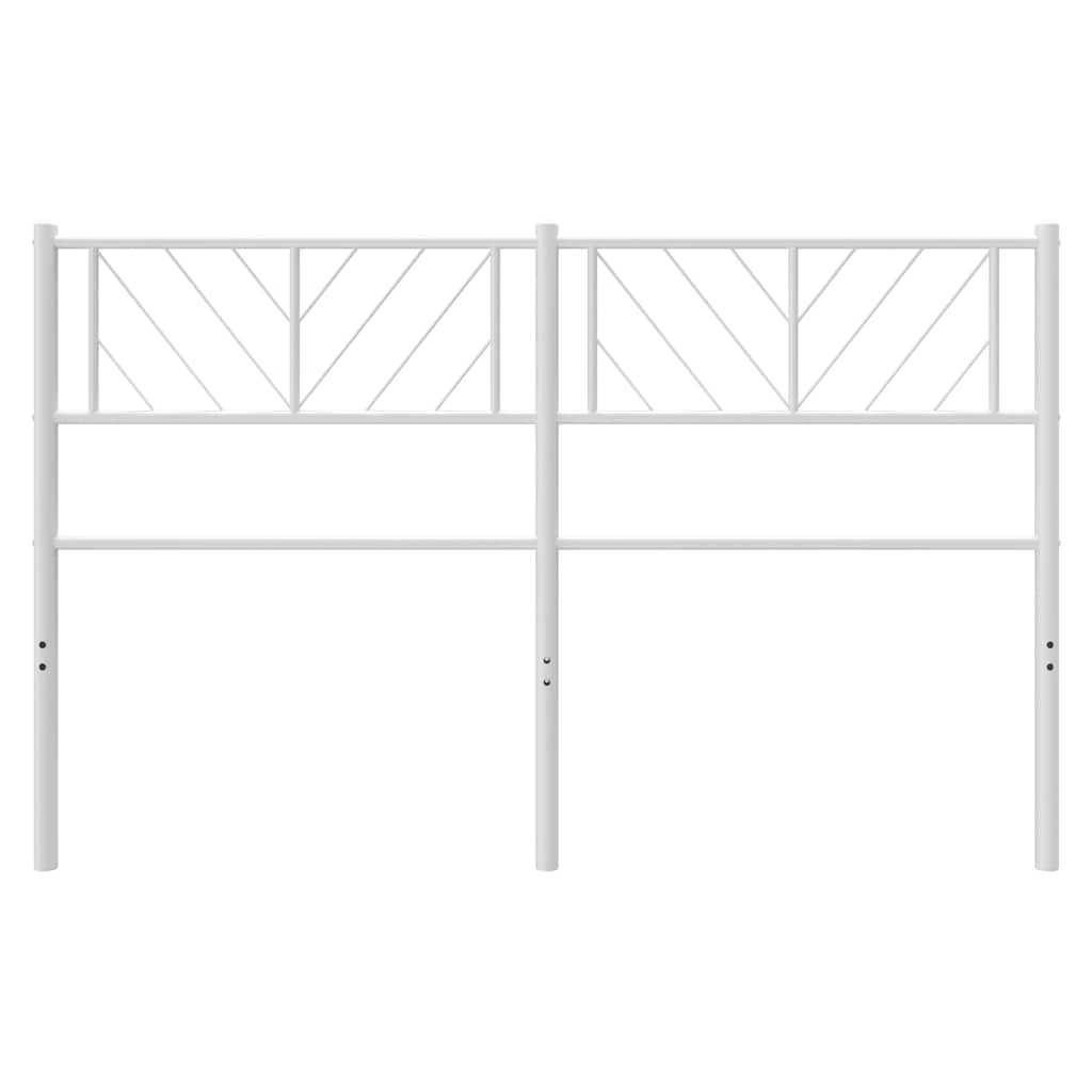 Ersatz-Kopfteil Metall Schwarz 100 cm