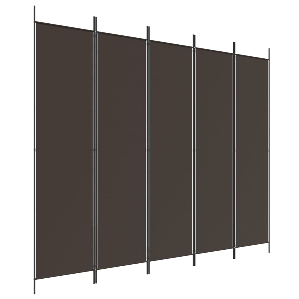3-tlg. Paravent Schwarz 150x200 cm Stoff