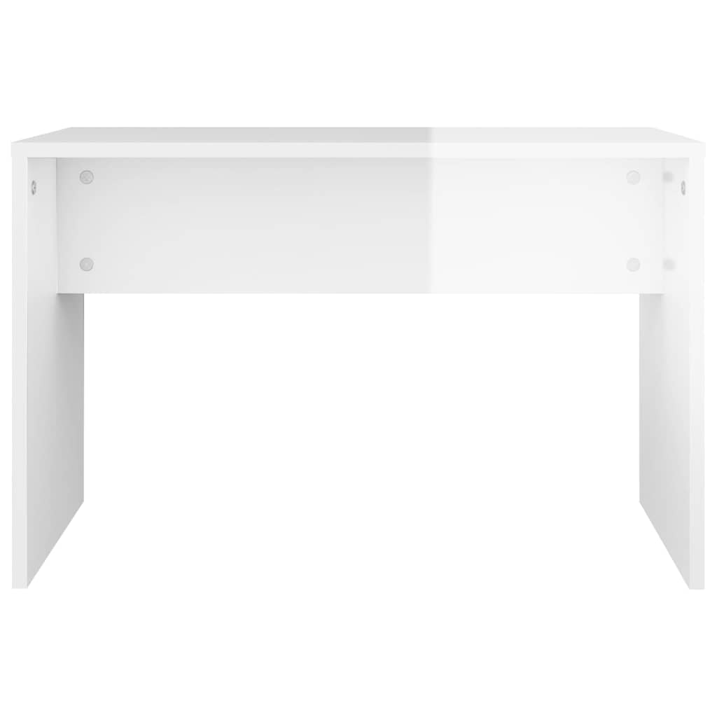 Schminktisch-Set Weiß 86,5x35x136 cm