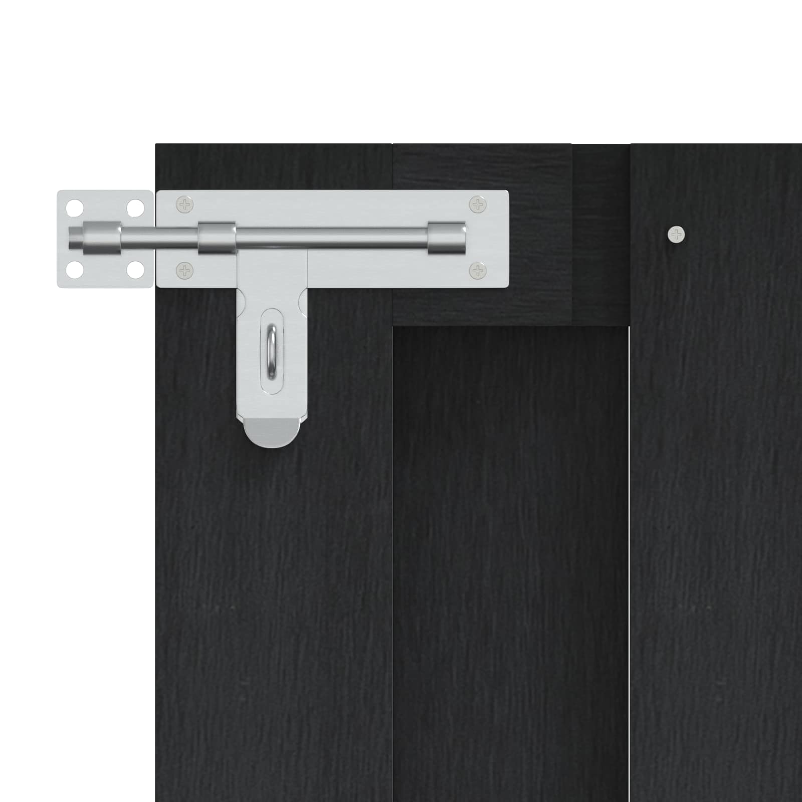 Gartentor WPC 100x112 cm Grau