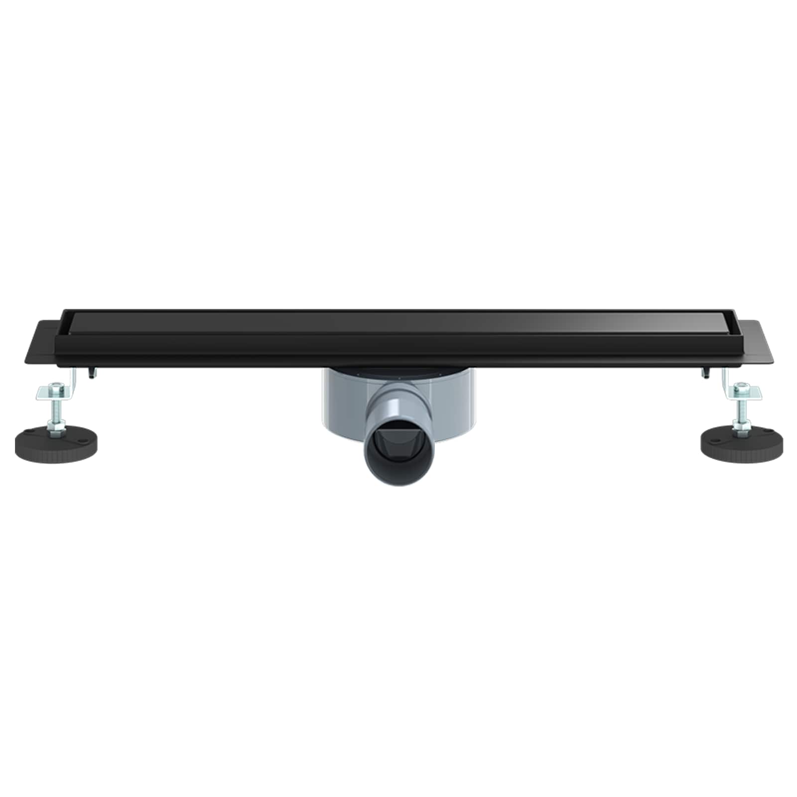 Duschablauf 2-in-1 mit 360° Siphon Silber 54 x 11 x 9,5 cm