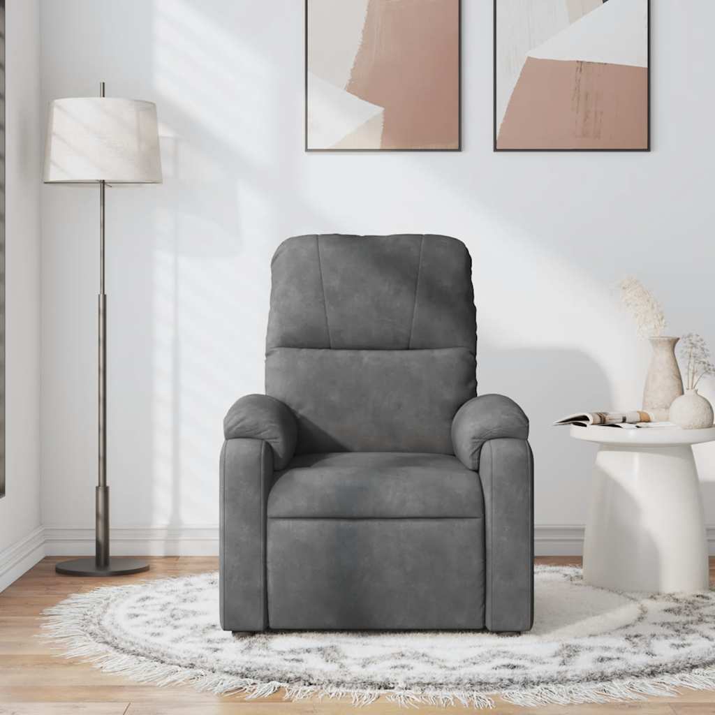 Relaxsessel Elektrisch Braun Mikrofasergewebe