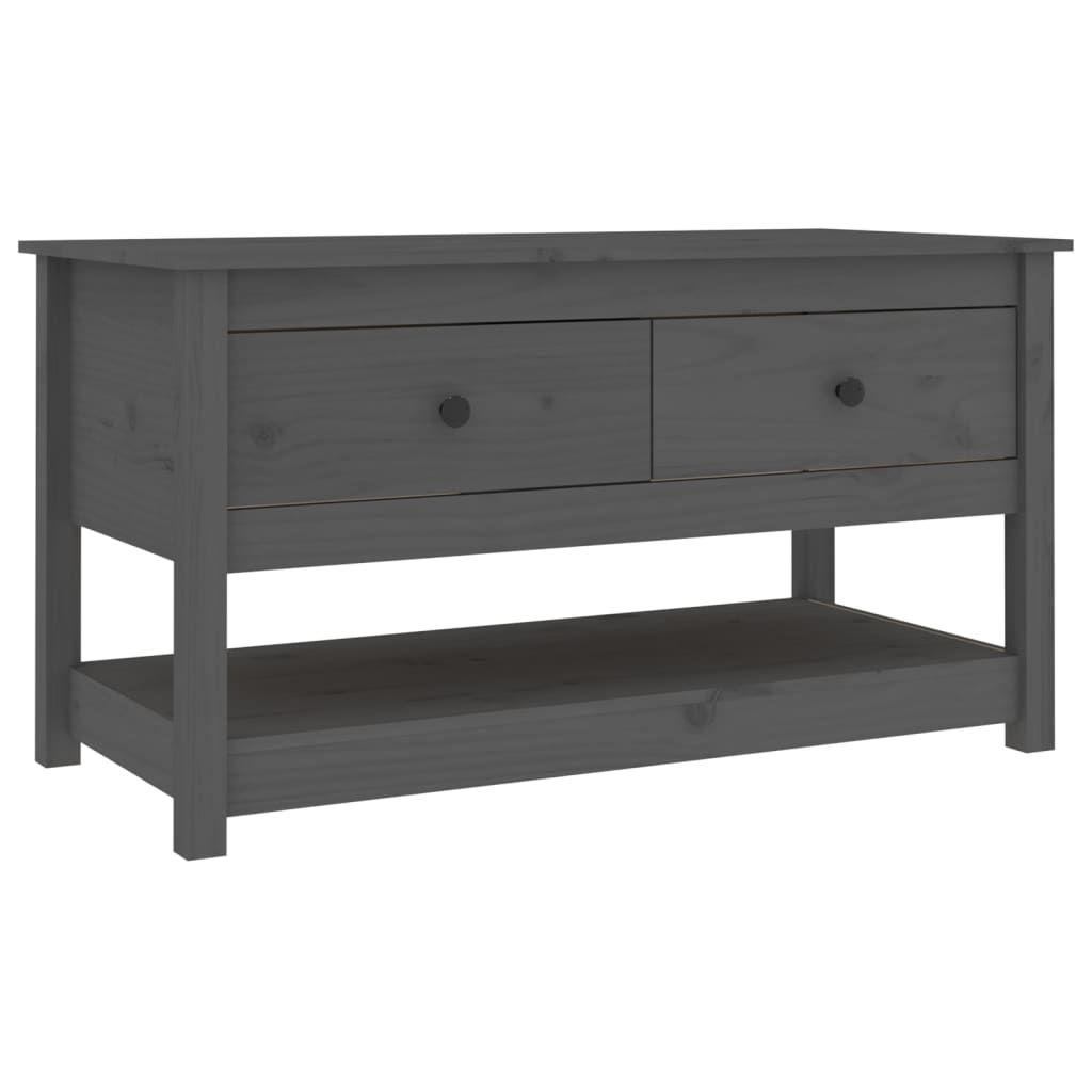 Couchtisch 102x49x55 cm Massivholz Kiefer