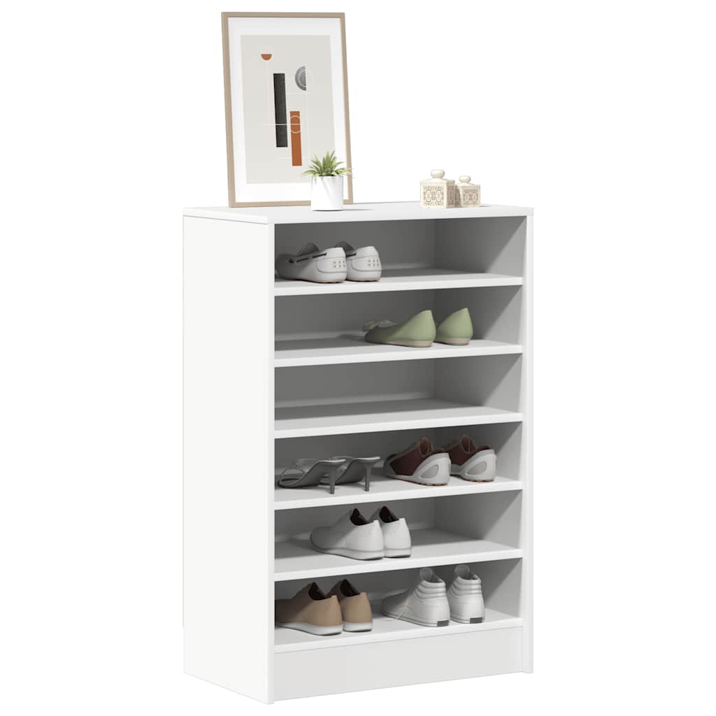 Schuhschrank Weiß 60x35x70 cm Holzwerkstoff