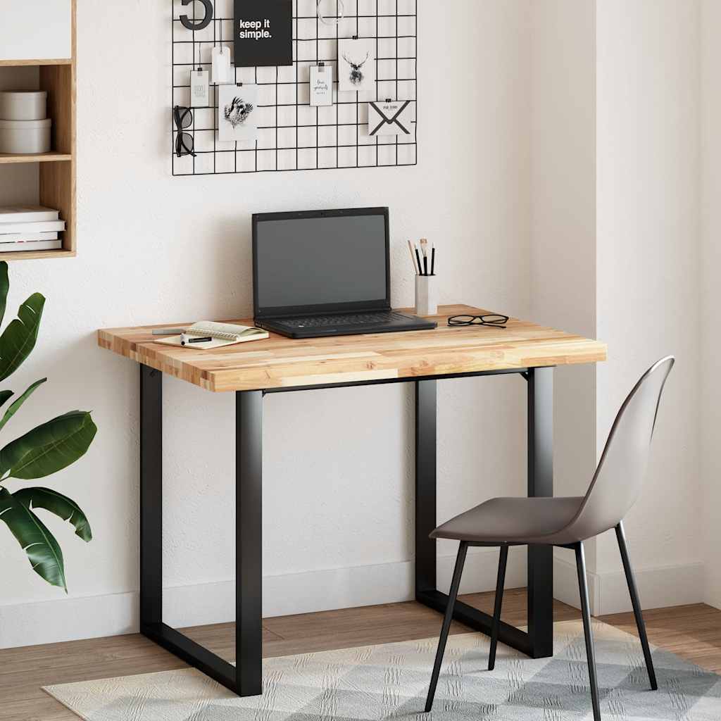 Tischplatte Rechteckig 60x50x2 cm Massivholz Akazie
