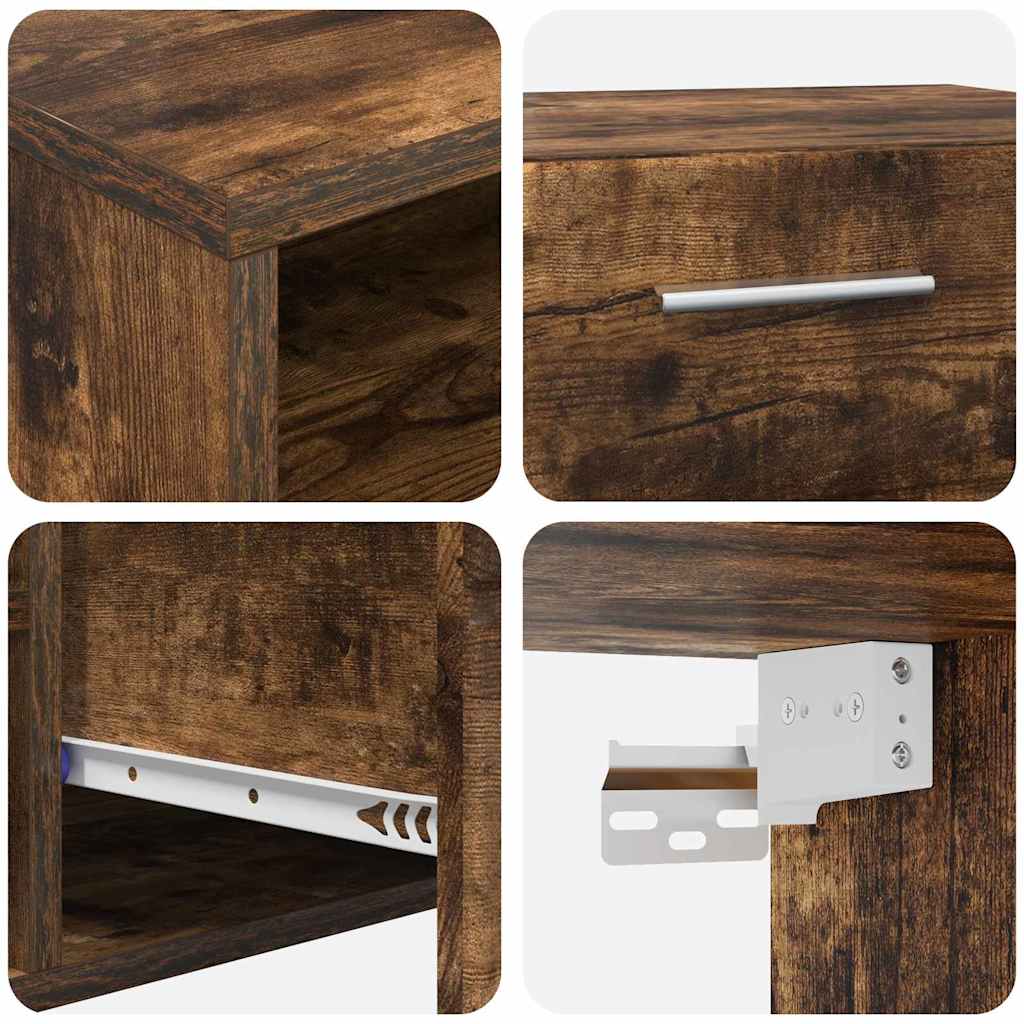 Highboard mit Regal FLORIN Weiß 60 x 35 x 182 cm Holzwerkstoff