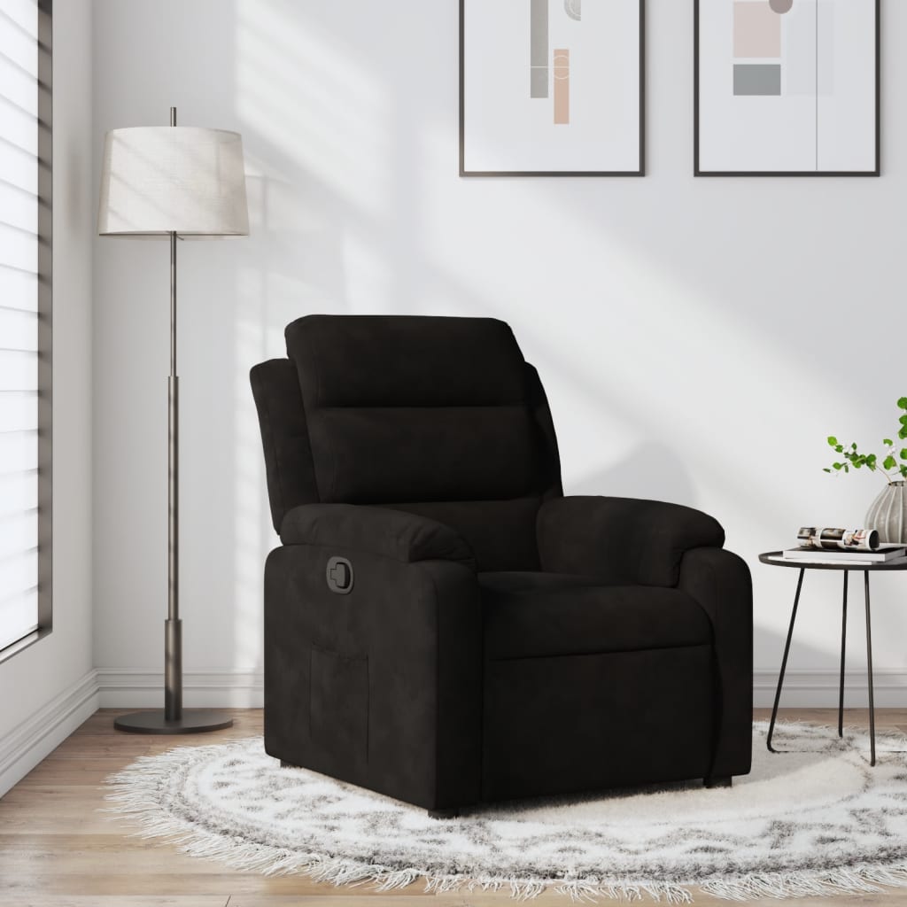 Relaxsessel Elektrisch Hellgrau Samt