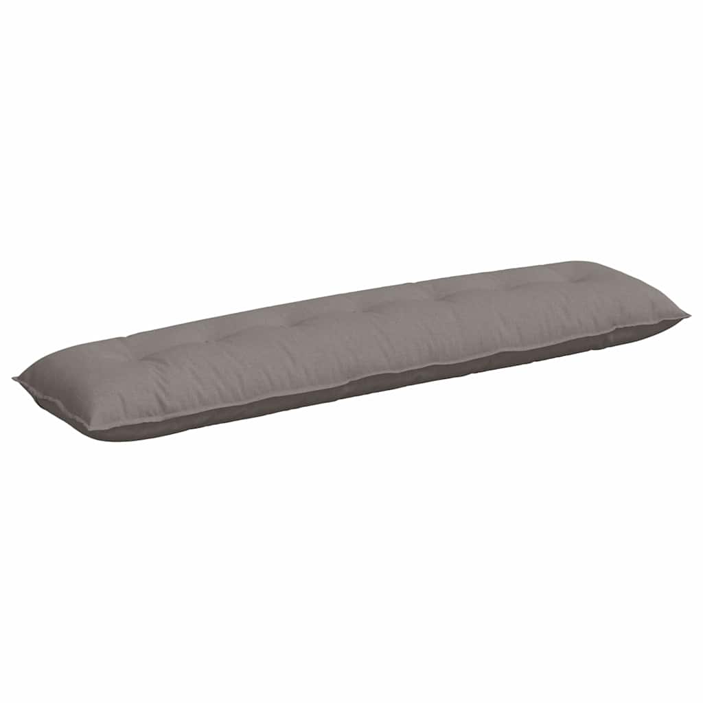 Rückenkissen Hellgrau 50 x 19 x 45 cm Stoff