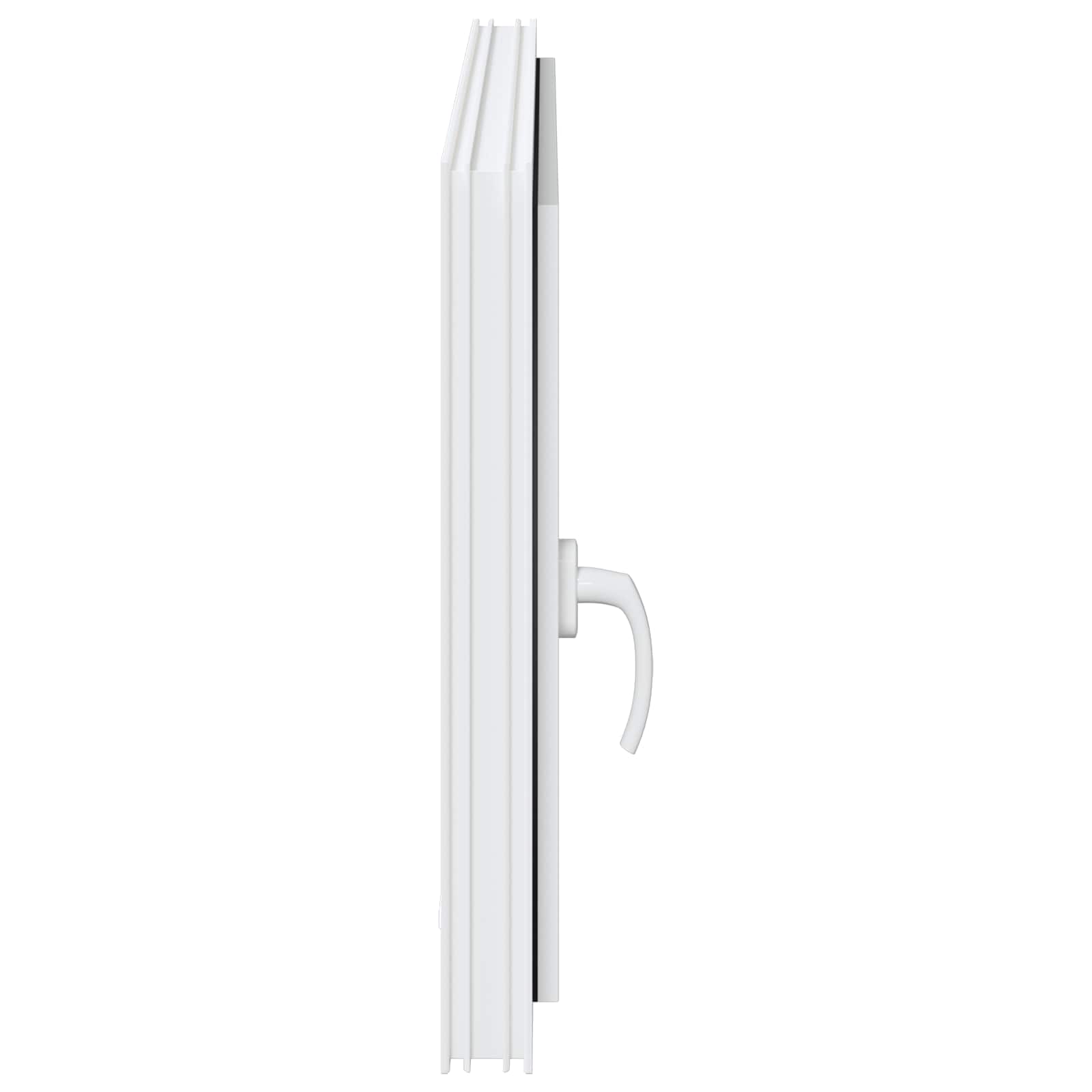 Kellerfenster RISOR 50 x 50 cm PVC und Glas Weiß
