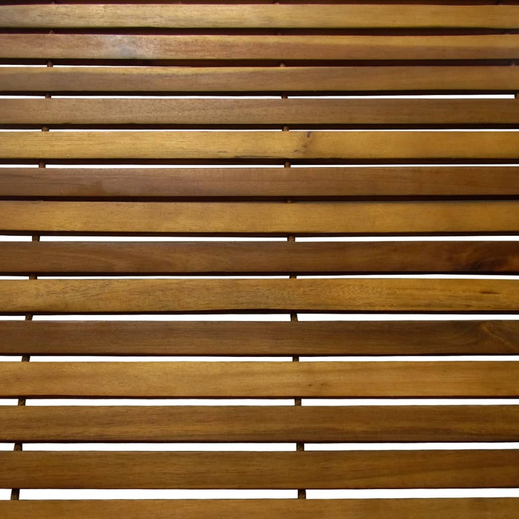 Badematte Braun 60 x 40 cm Massives Akazienholz