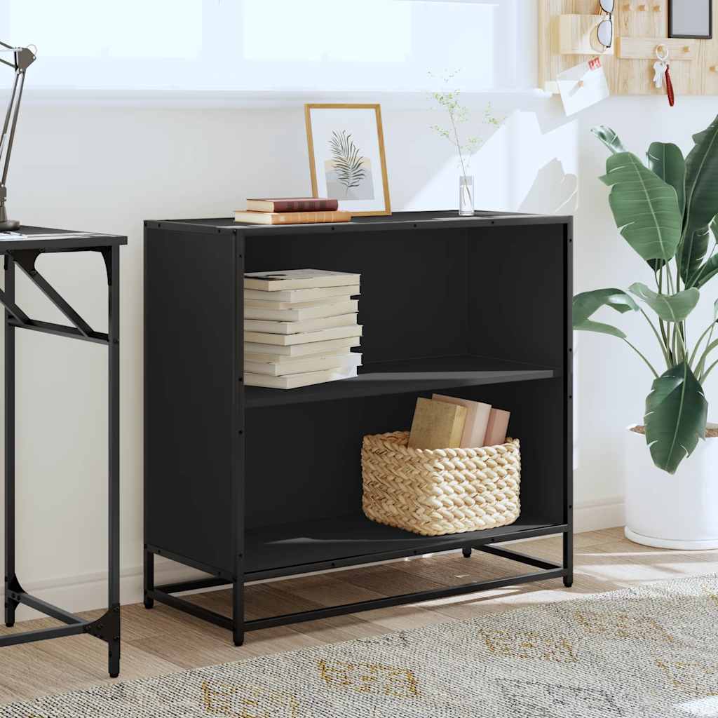 Bücherregal Schwarz 60x35x139 cm Holzwerkstoff