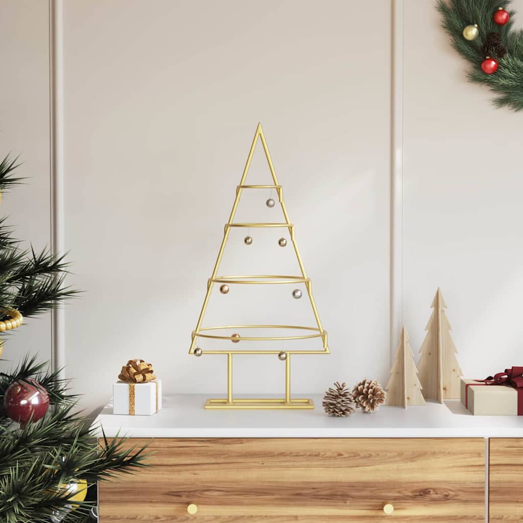 Metall-Weihnachtsbaum Deko Schwarz 60 cm