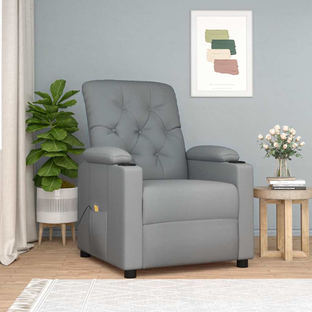Massagesessel Schwarz Stoff