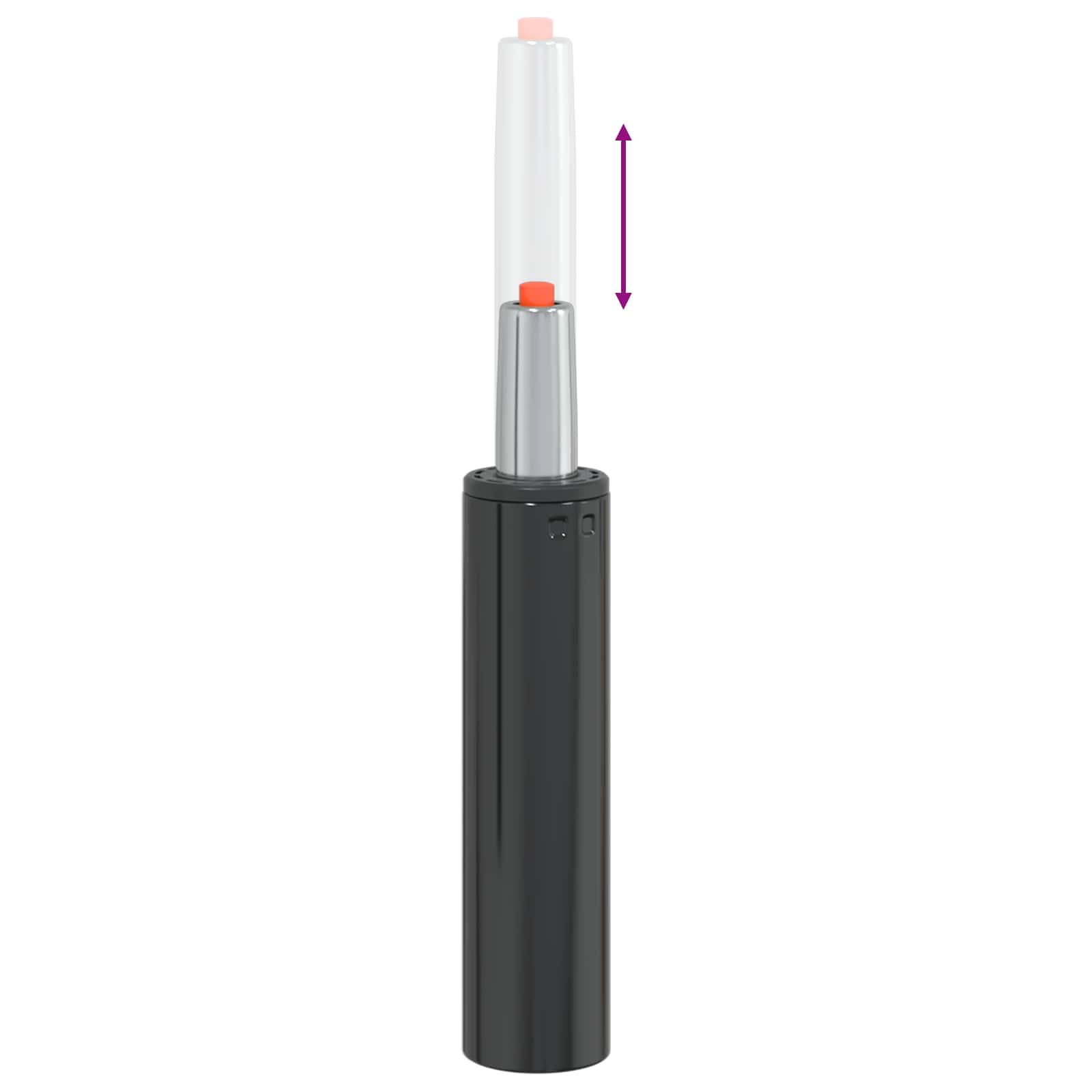 Bürostuhl Gaszylinder Schwarz 239-309 mm Eisen