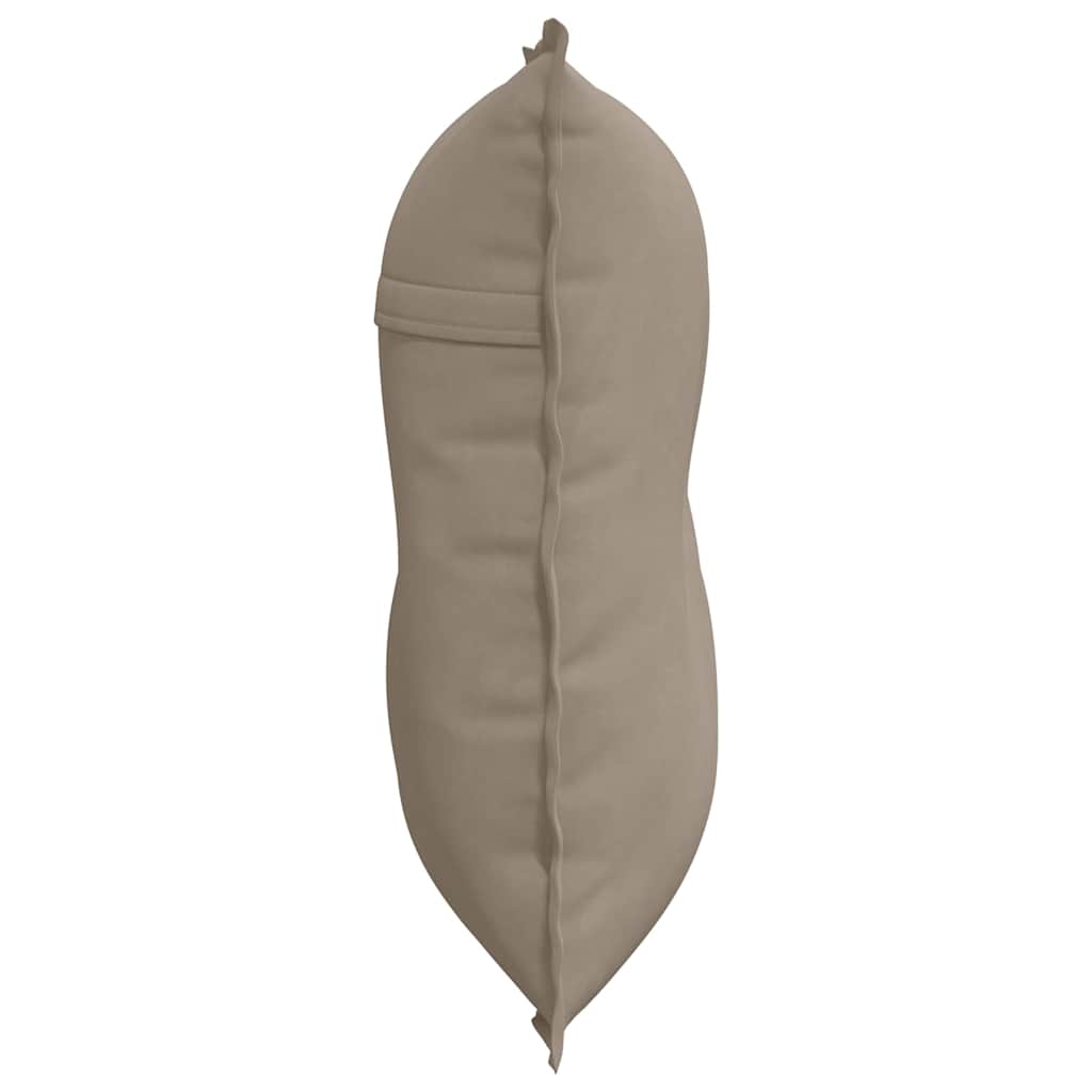 Rückenkissen Taupe 50 x 45 cm Mikrofaserstoff