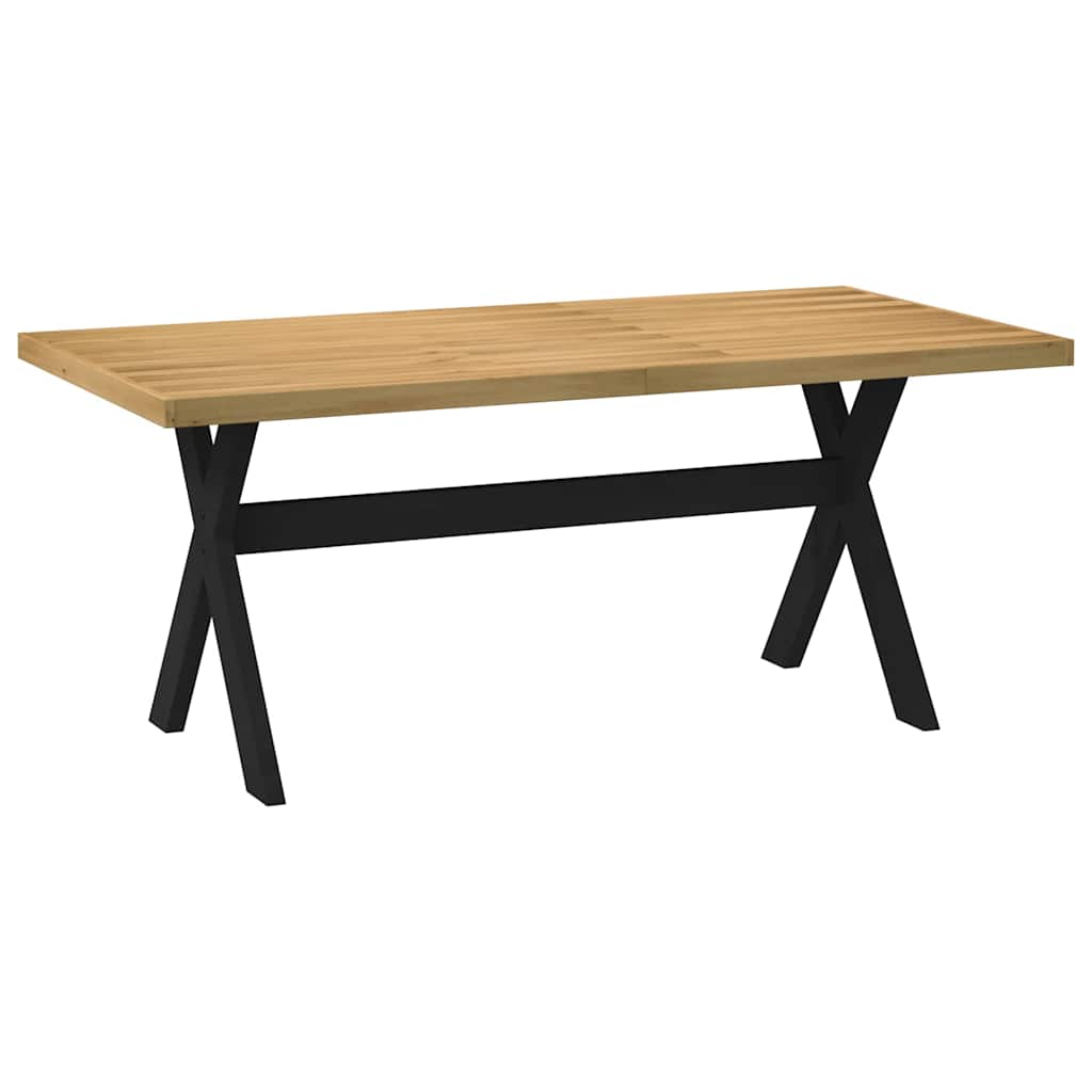 Esstisch NOAIN U-Form-Beine 180x90x75 cm Massivholz Kiefer
