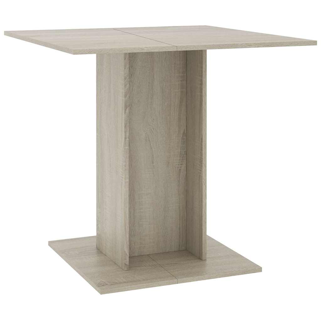 Esstisch Weiß 80x80x75 cm Holzwerkstoff
