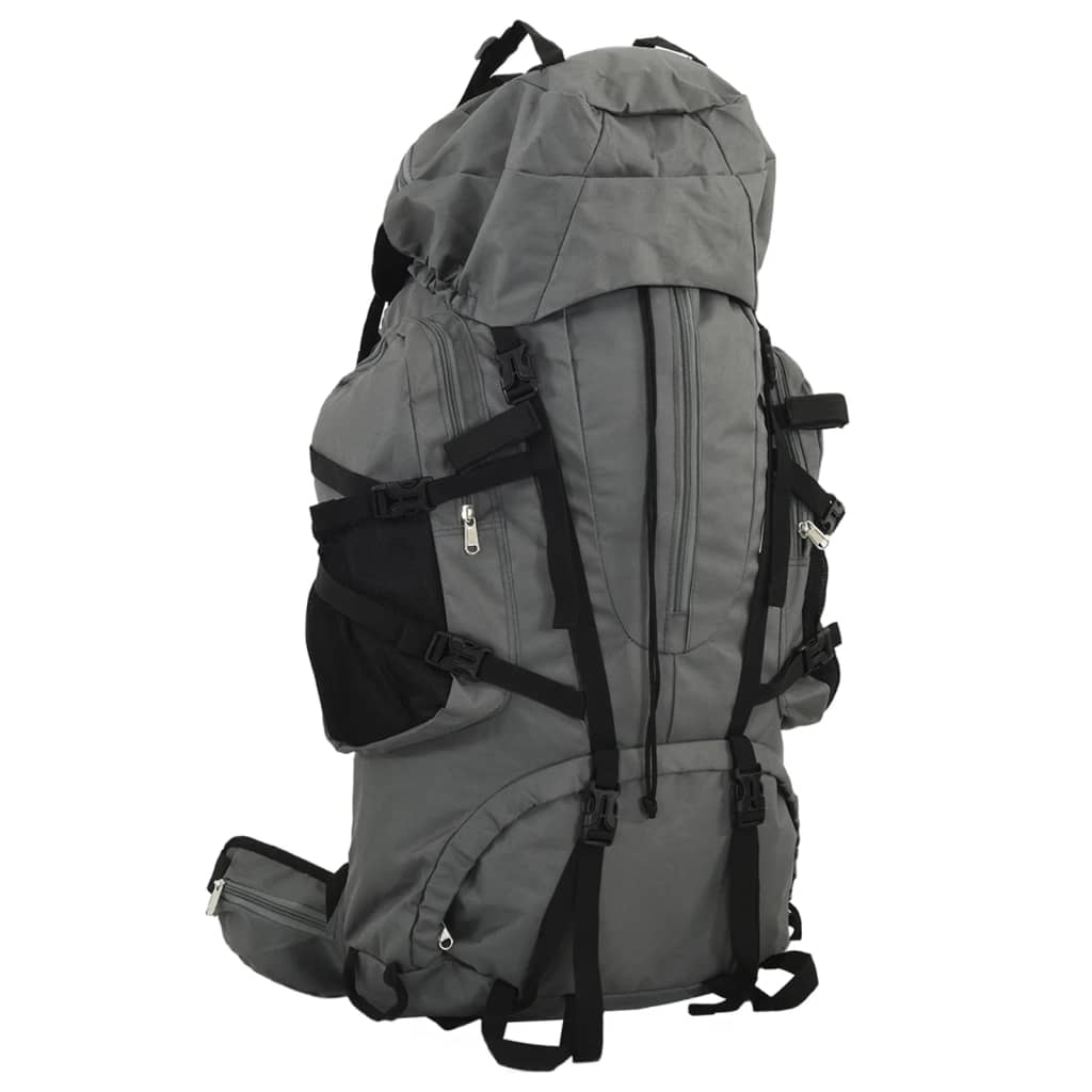 Wanderrucksack Schwarz 60 L Oxford-Gewebe