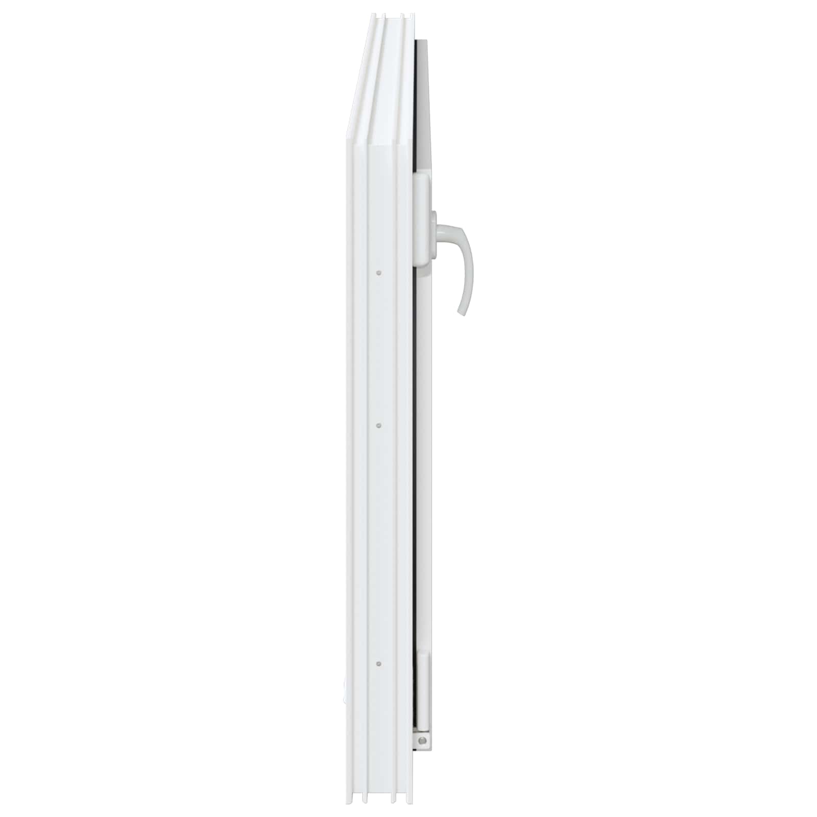 Kellerfenster RISOR 50 x 50 cm PVC und Glas Weiß