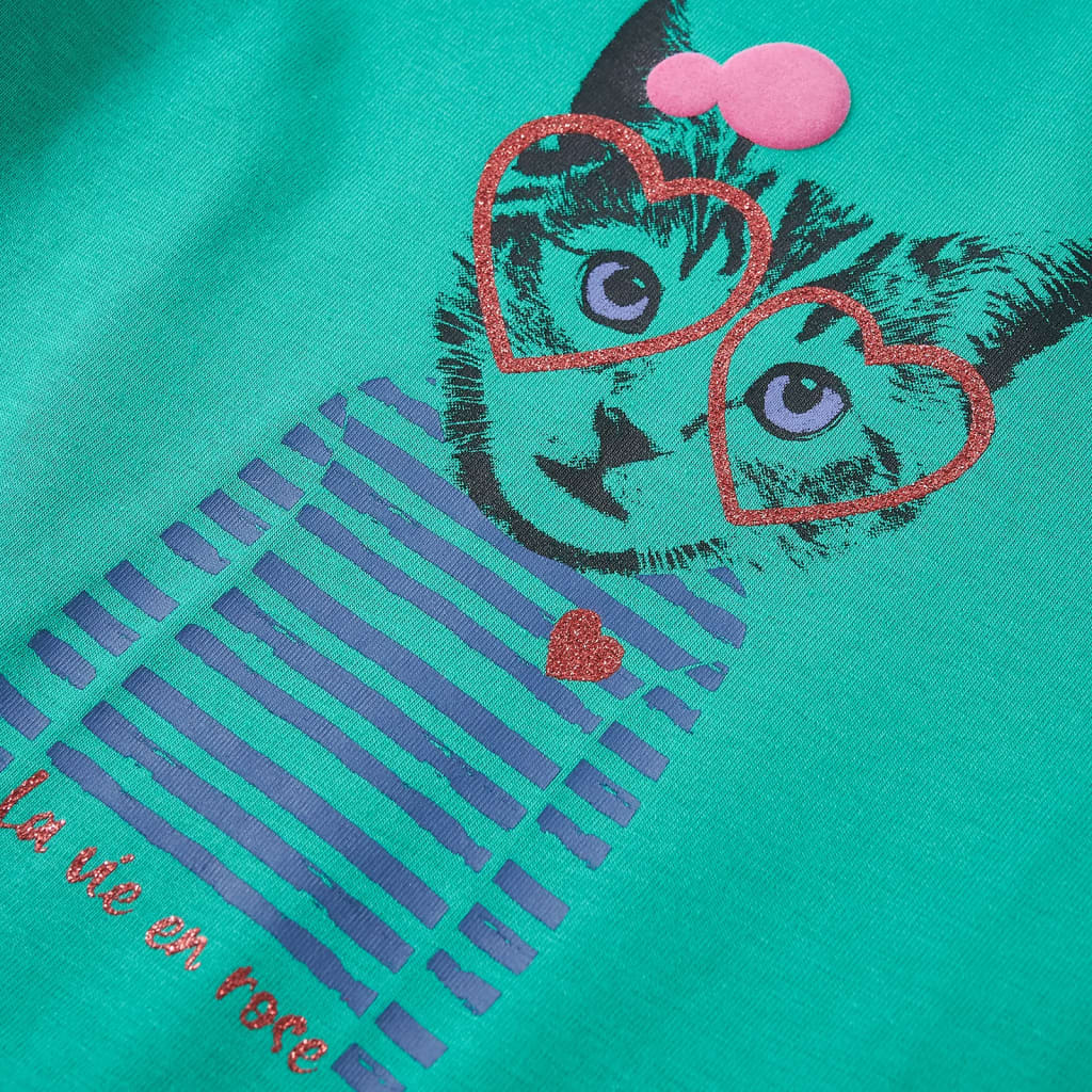 Kinder-Langarmshirt Rosa 116