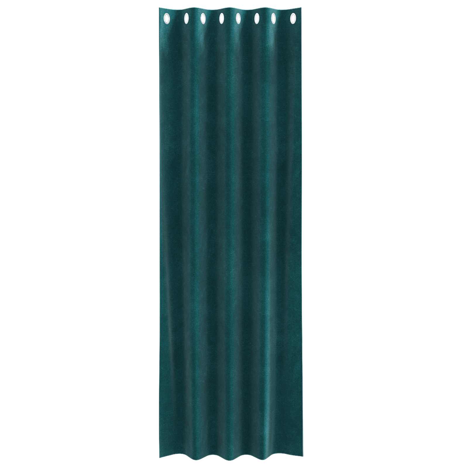 Verdunkelungsvorhänge 2 pcs Schwarz 140 x 140 cm Samt