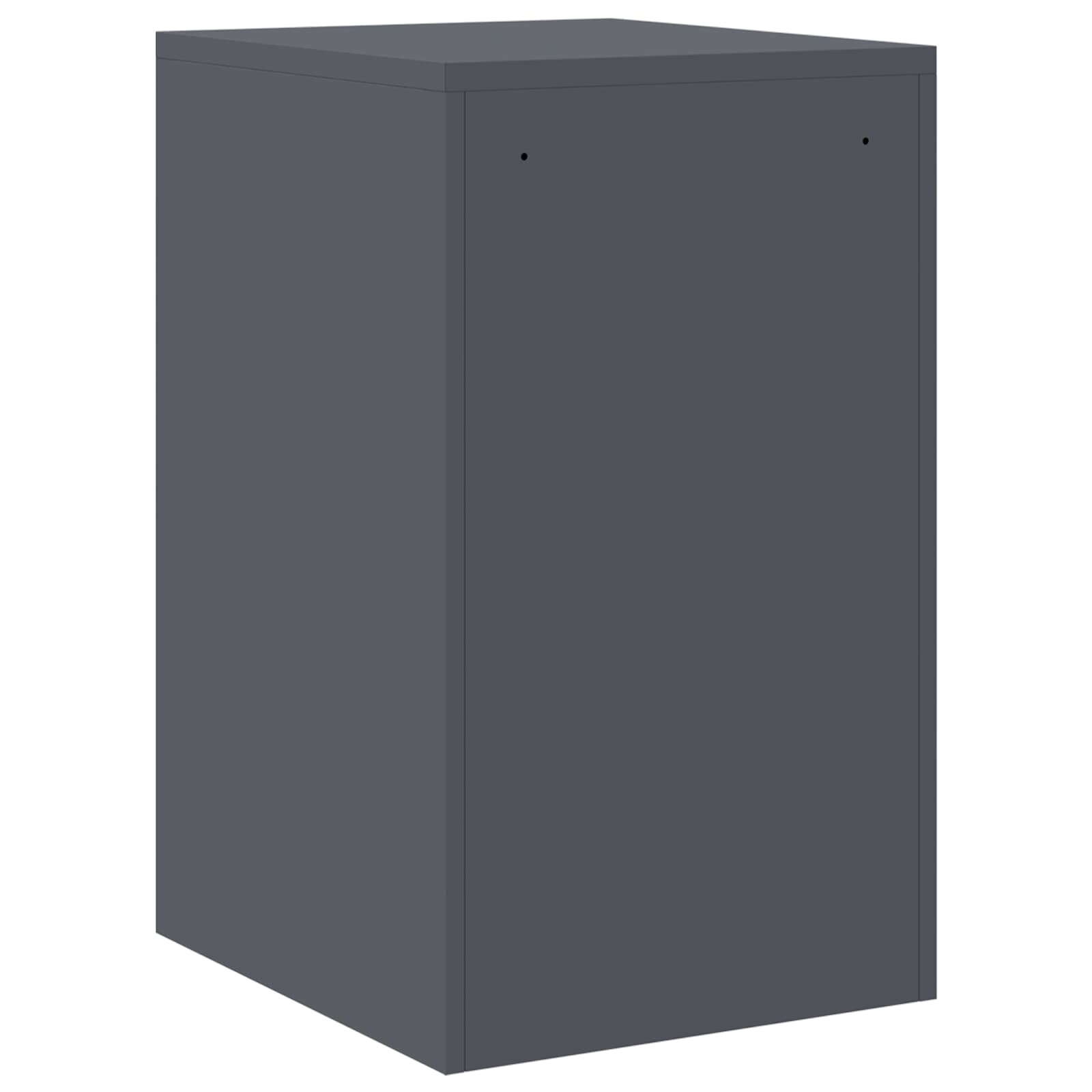 Aktenschrank 2 pcs Schwarz 44 x 50 x 139 cm Kaltgewalzter Stahl