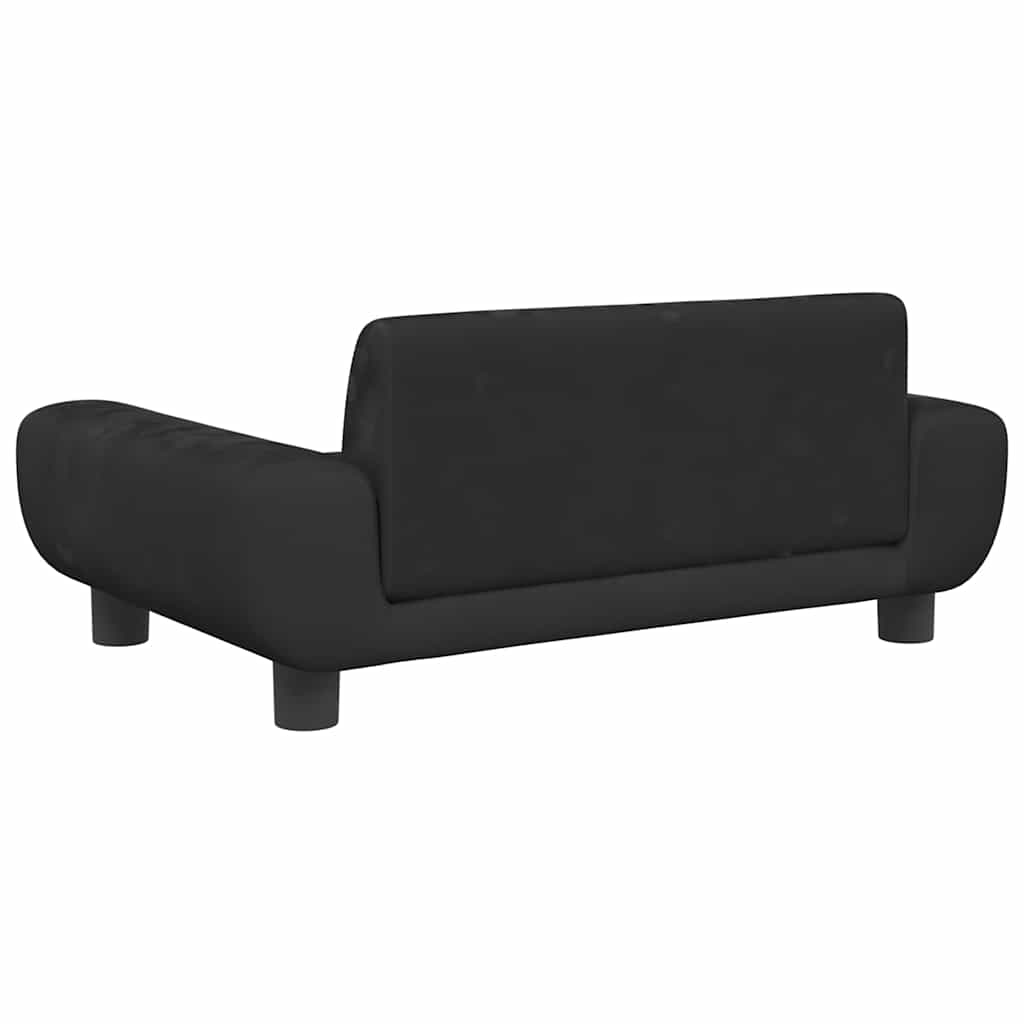 Hundebett Blau 100x54x33 cm Samt