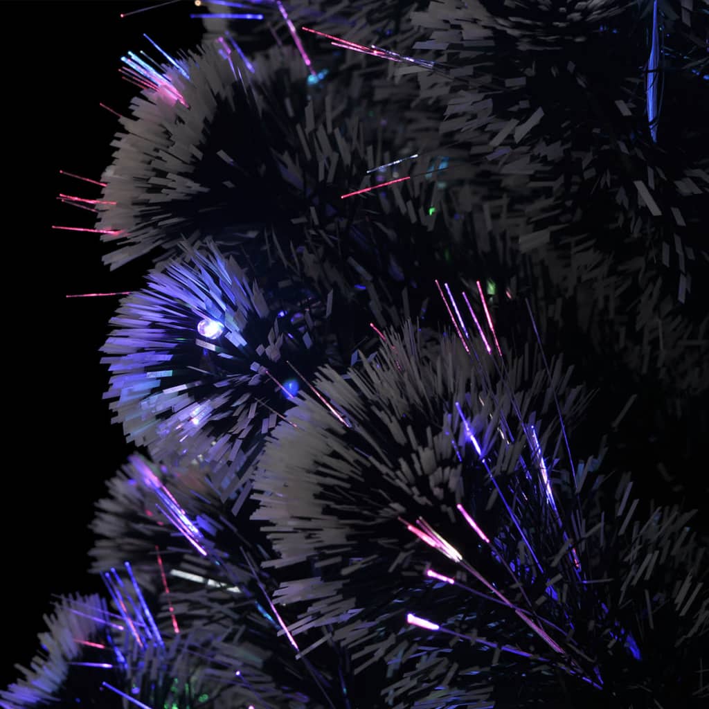 Vorbeleuchteter Weihnachtsbaum mit Ständer und LED 150 cm Glasfaser