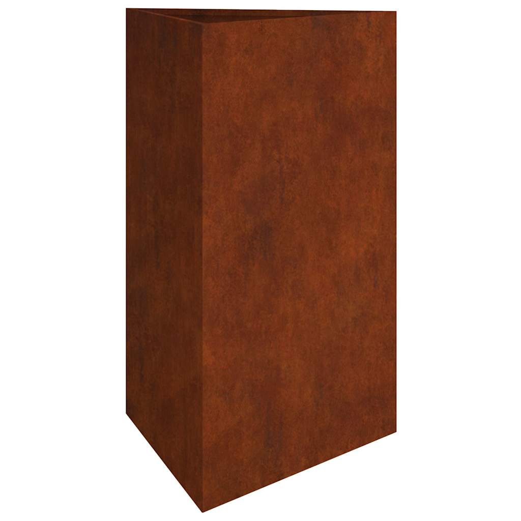 Pflanzkübel 30x26x75 cm Cortenstahl