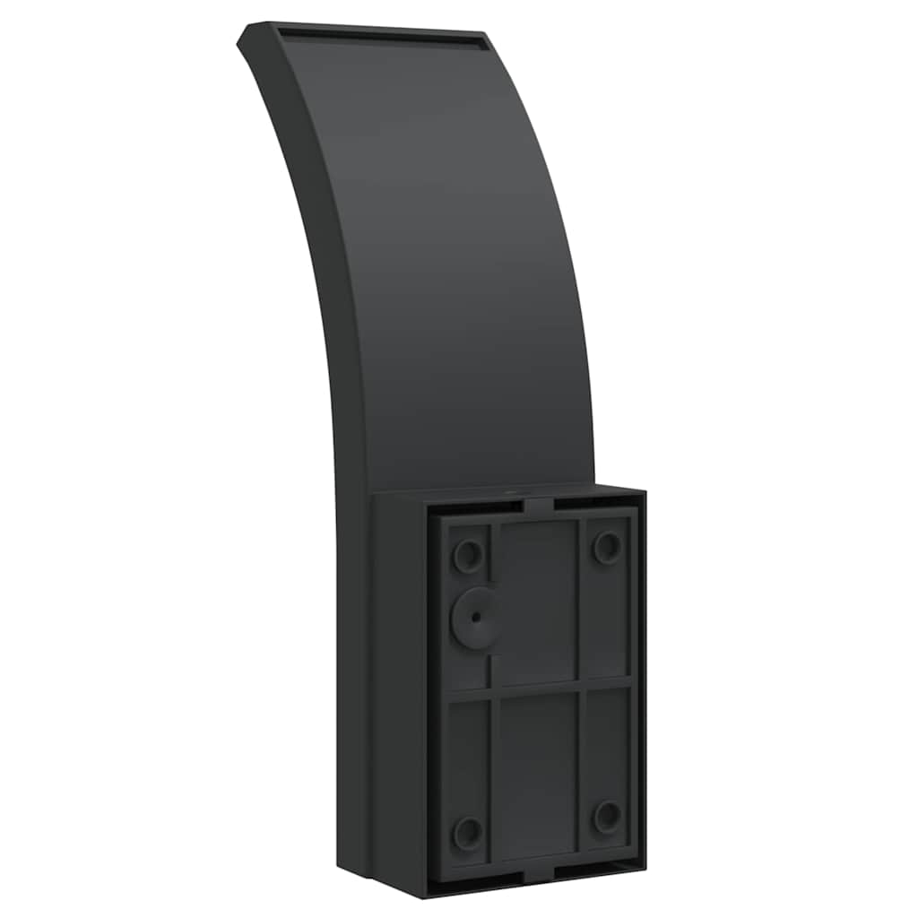 LED-Außenwandleuchten 2 Stk. Schwarz Aluminiumdruckguss