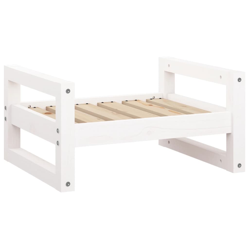 Hundebett 55,5x45,5x28 cm Massivholz Kiefer