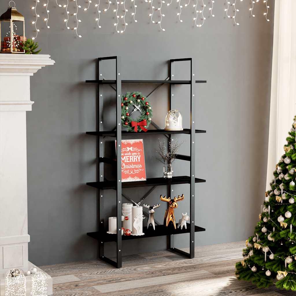Bücherregal 2 Fächer Weiß 80x30x70 cm Holzwerkstoff