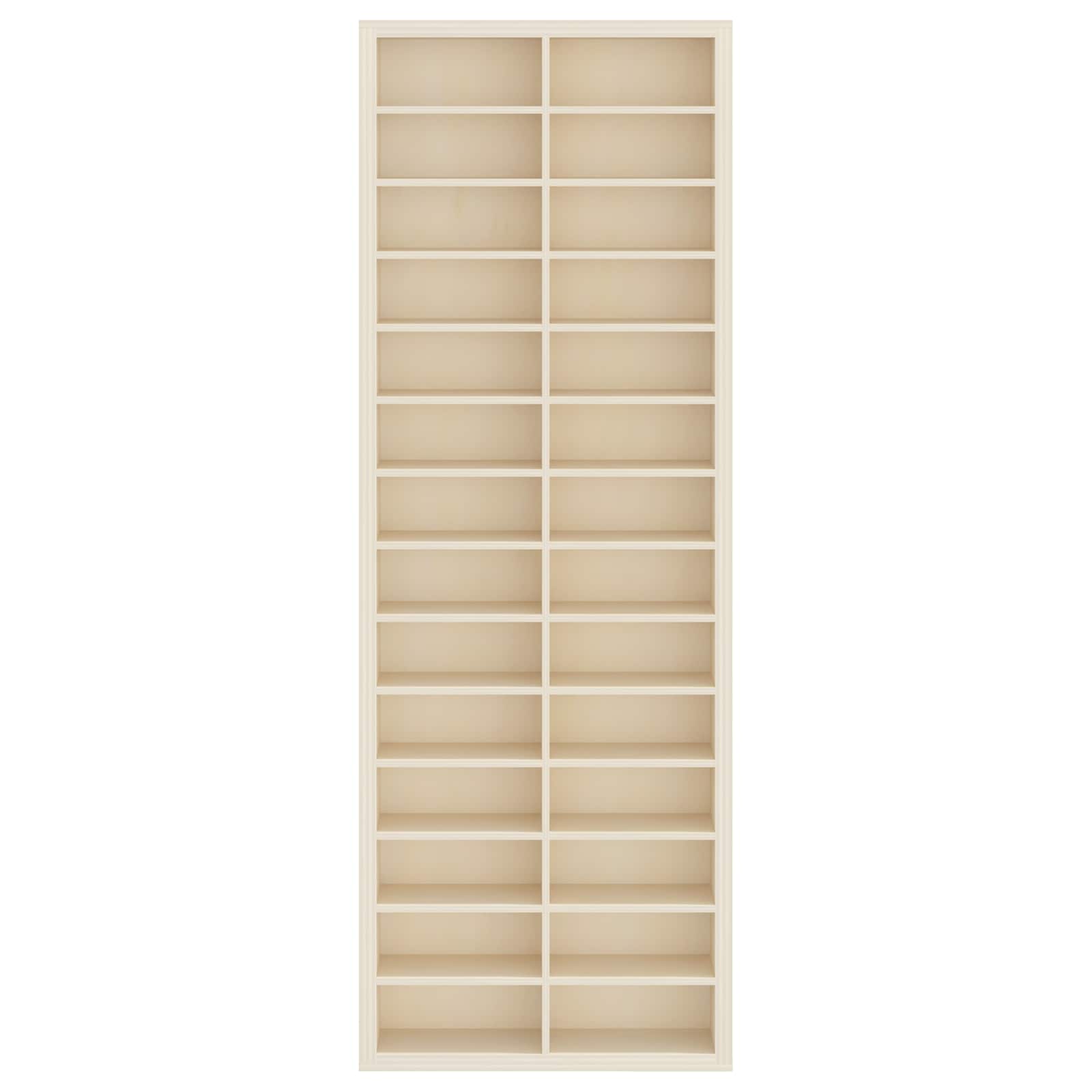 Sammlervitrine aus Holz mit 90 Fächern 50,5 x 4,5 x 79 cm