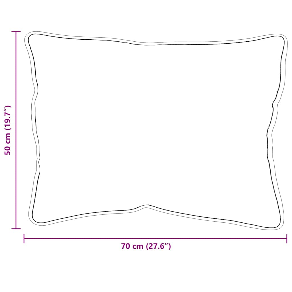 Kopfkissen Weiß 40 x 60 cm Baumwolle und Polyester
