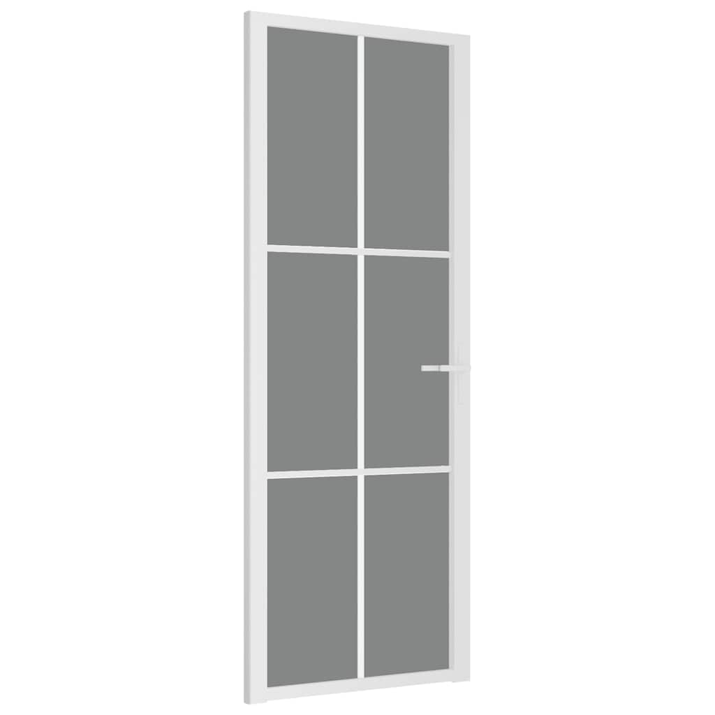 Innentür ESG Glas und Aluminium 76x201,5 cm Schwarz