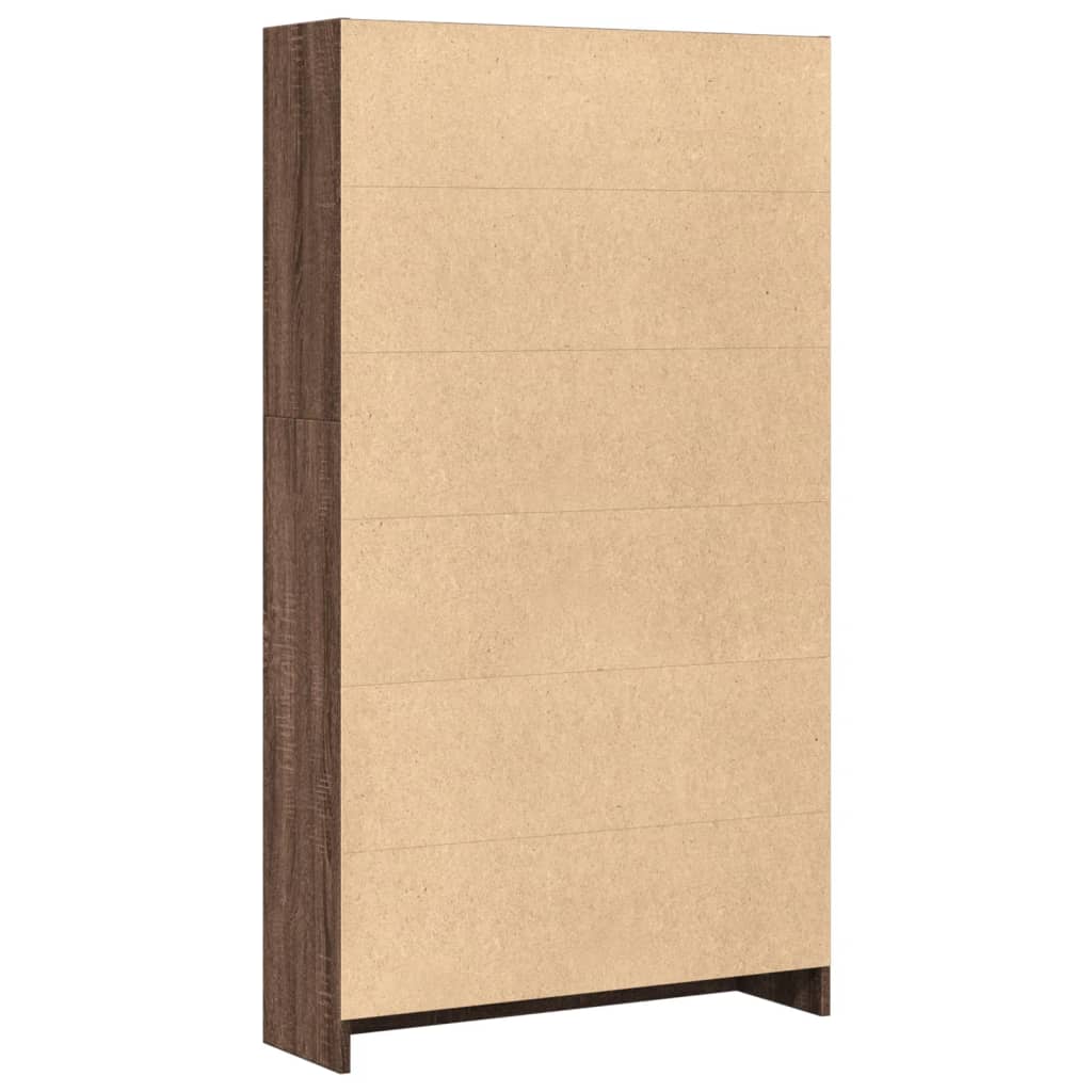 Bücherregal Weiß 40x24x75 cm Holzwerkstoff