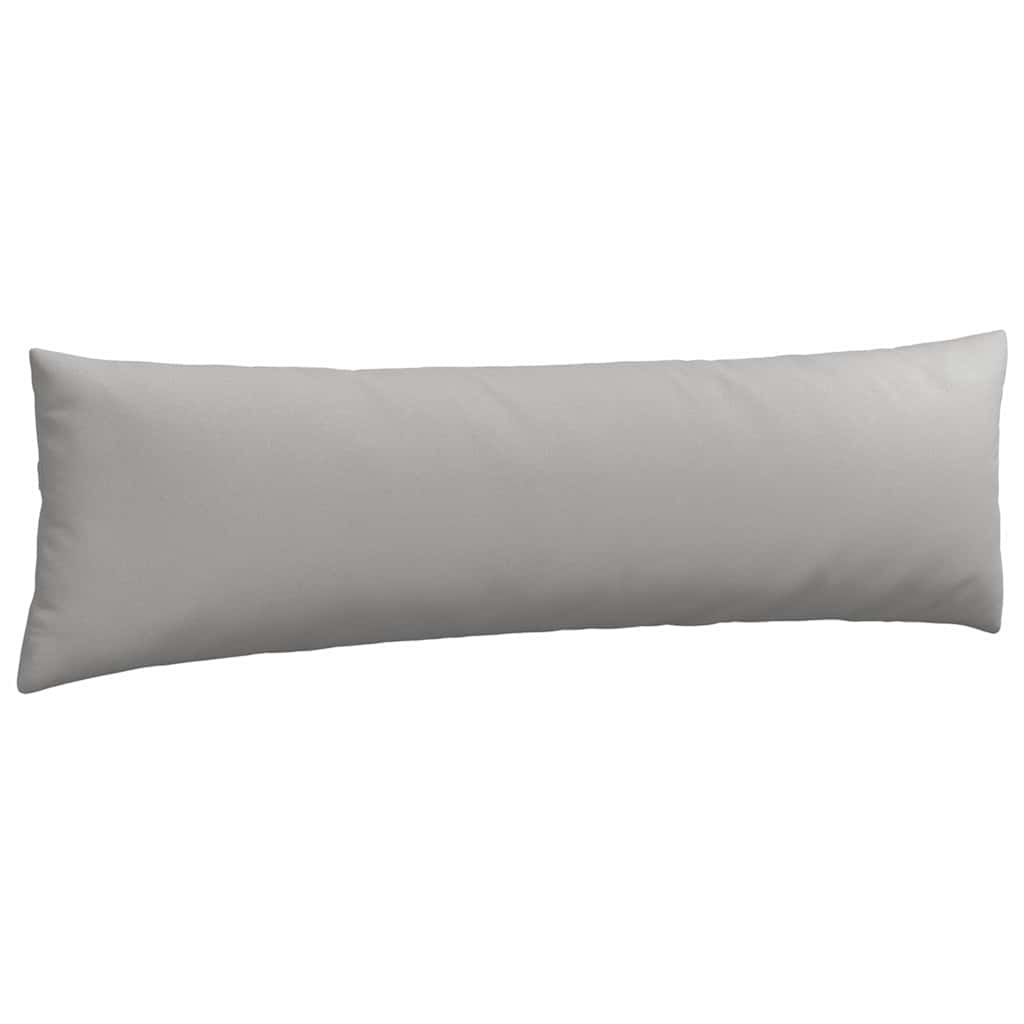 Sofakissen 2 pcs Hellgrau 50 x 30 cm Stoff