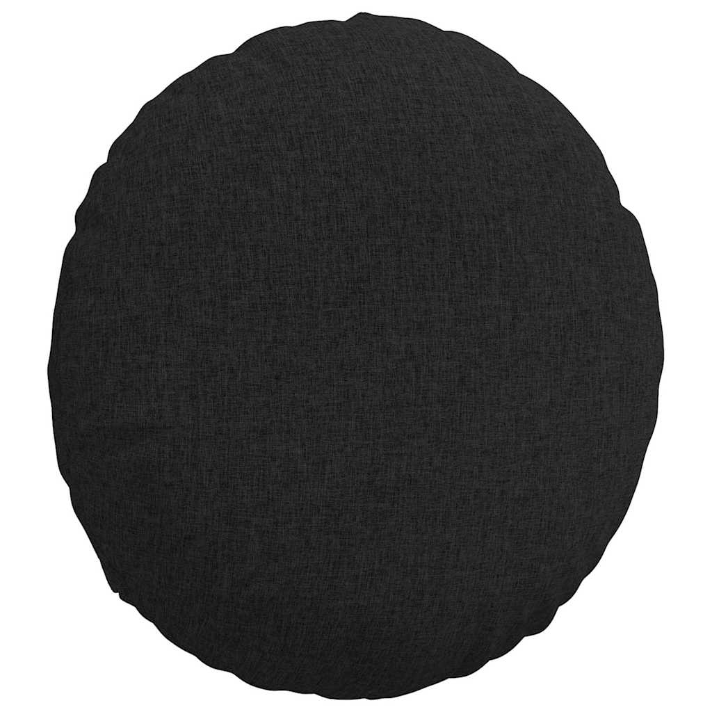 Sitzkissen 2 pcs Hellgrau Ø30 x 13 cm Stoff