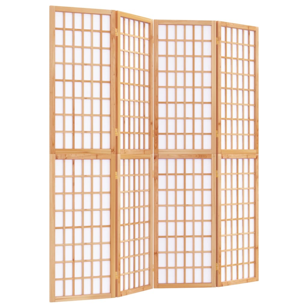 3-tlg. Paravent Japanischer Stil Faltbar 120x170 cm Schwarz