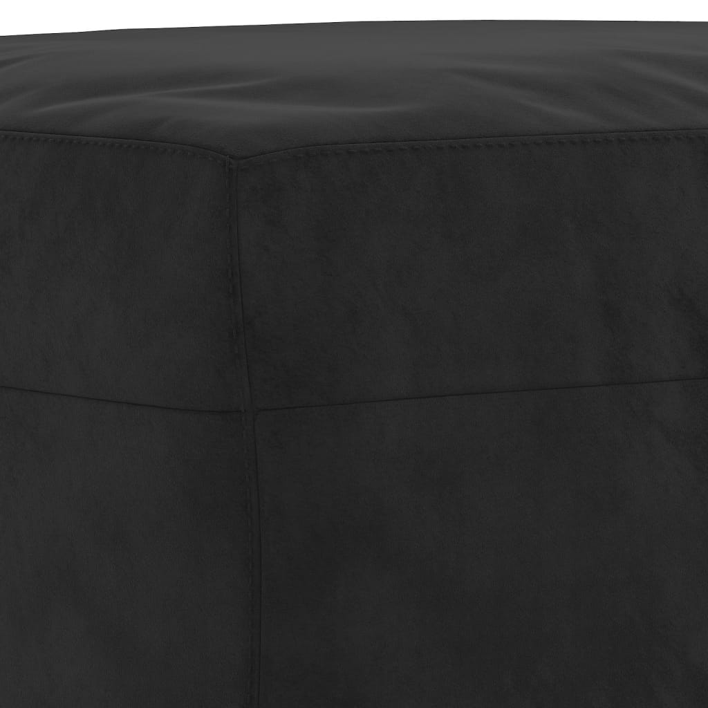 Fußhocker Hellgrau 60x50x41 cm Samt