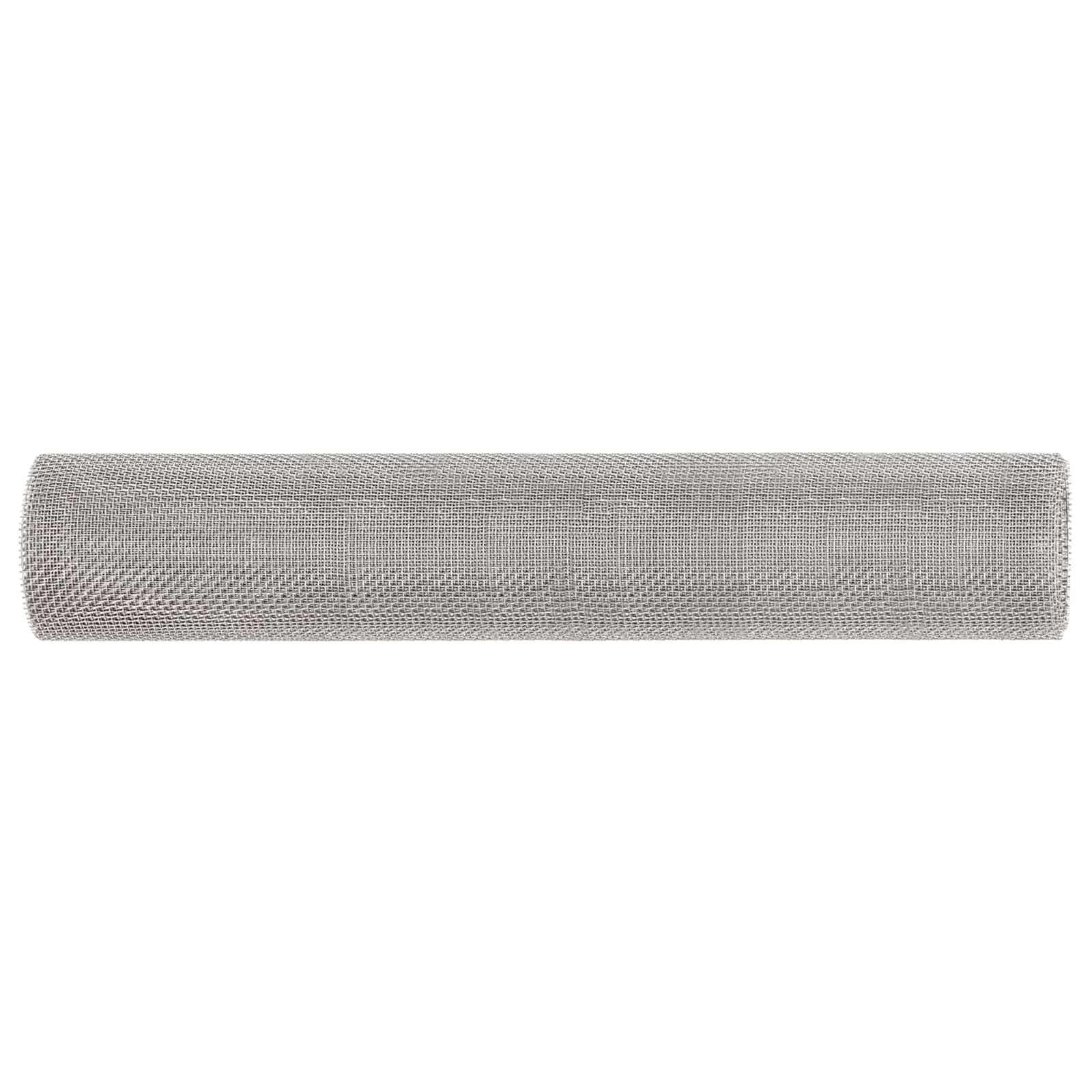 Mesh Bildschirm 20 x 500 cm 20 Mesh Edelstahl 201 Silber