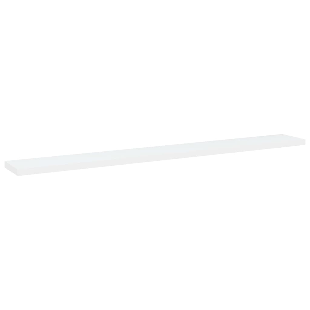 Bücherregal-Bretter 4 Stk. Weiß 40x10x1,5 cm Holzwerkstoff