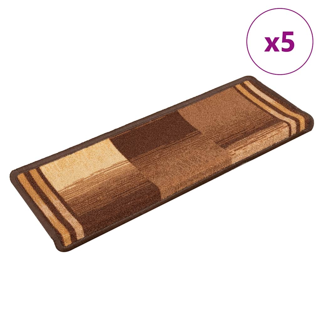 Stufenmatten Selbstklebend 5 Stk. 65x21x4 cm Rot