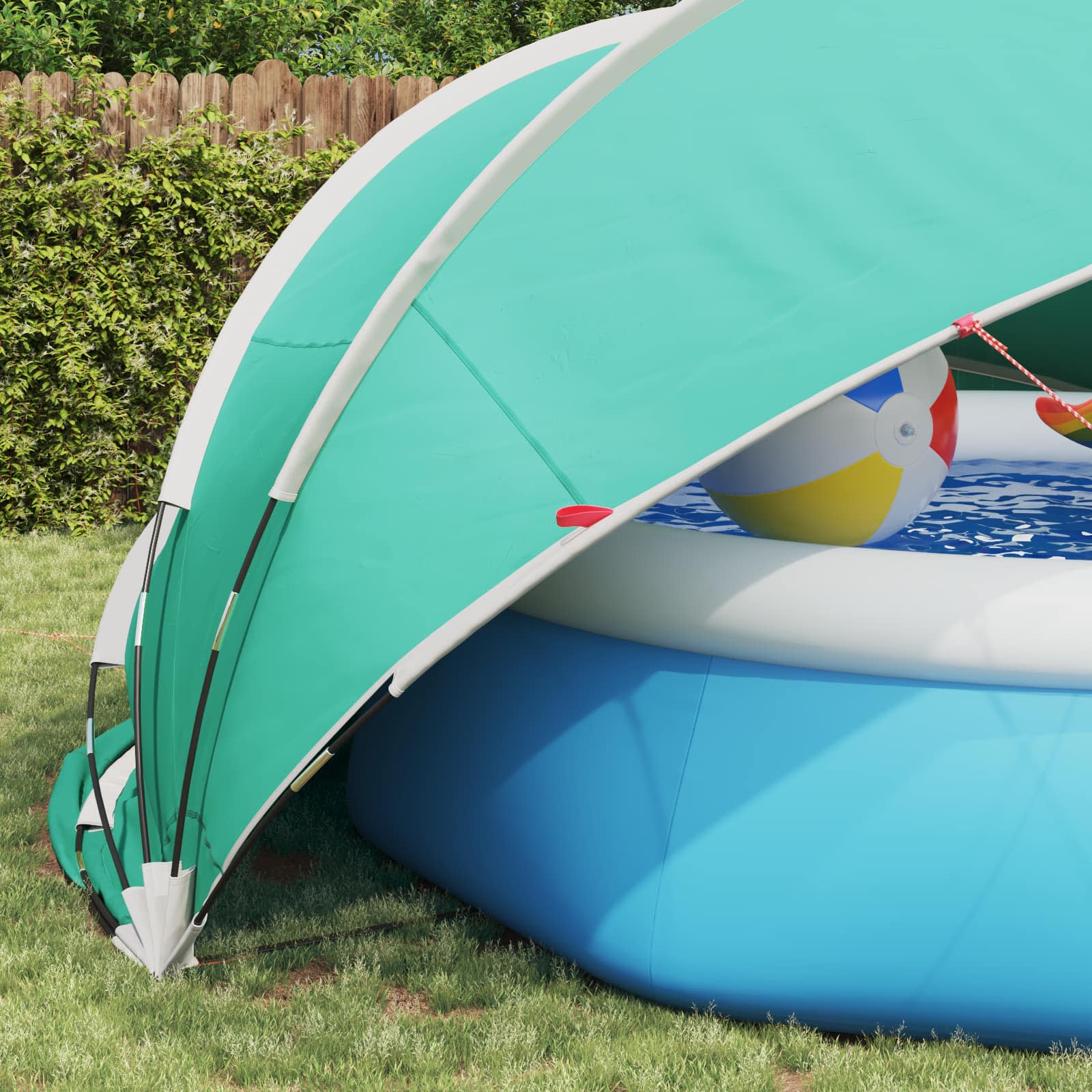 Pool-Dome 336 x 322 x 160 cm 185T Polyester mit PU-Beschichtung