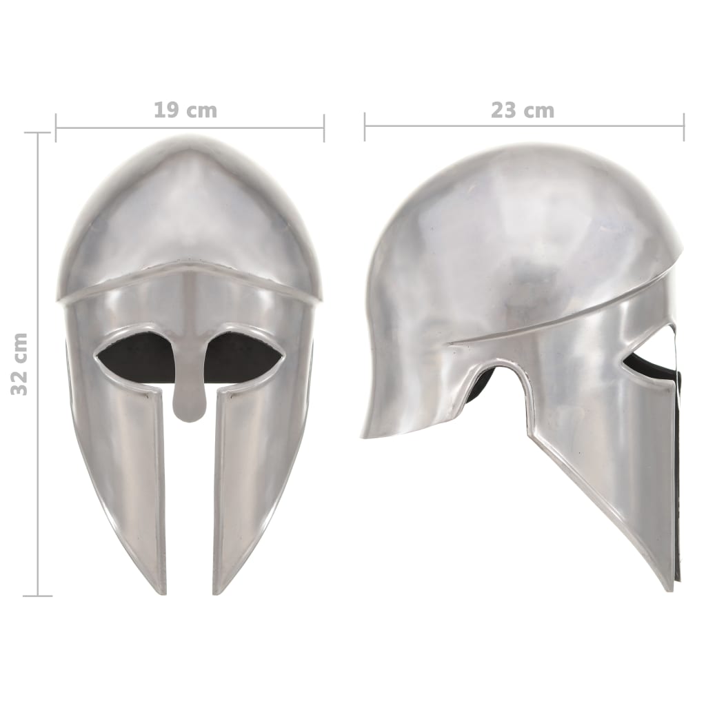 Preußische Pickelhaube Antik Replik für LARP Schwarz Stahl