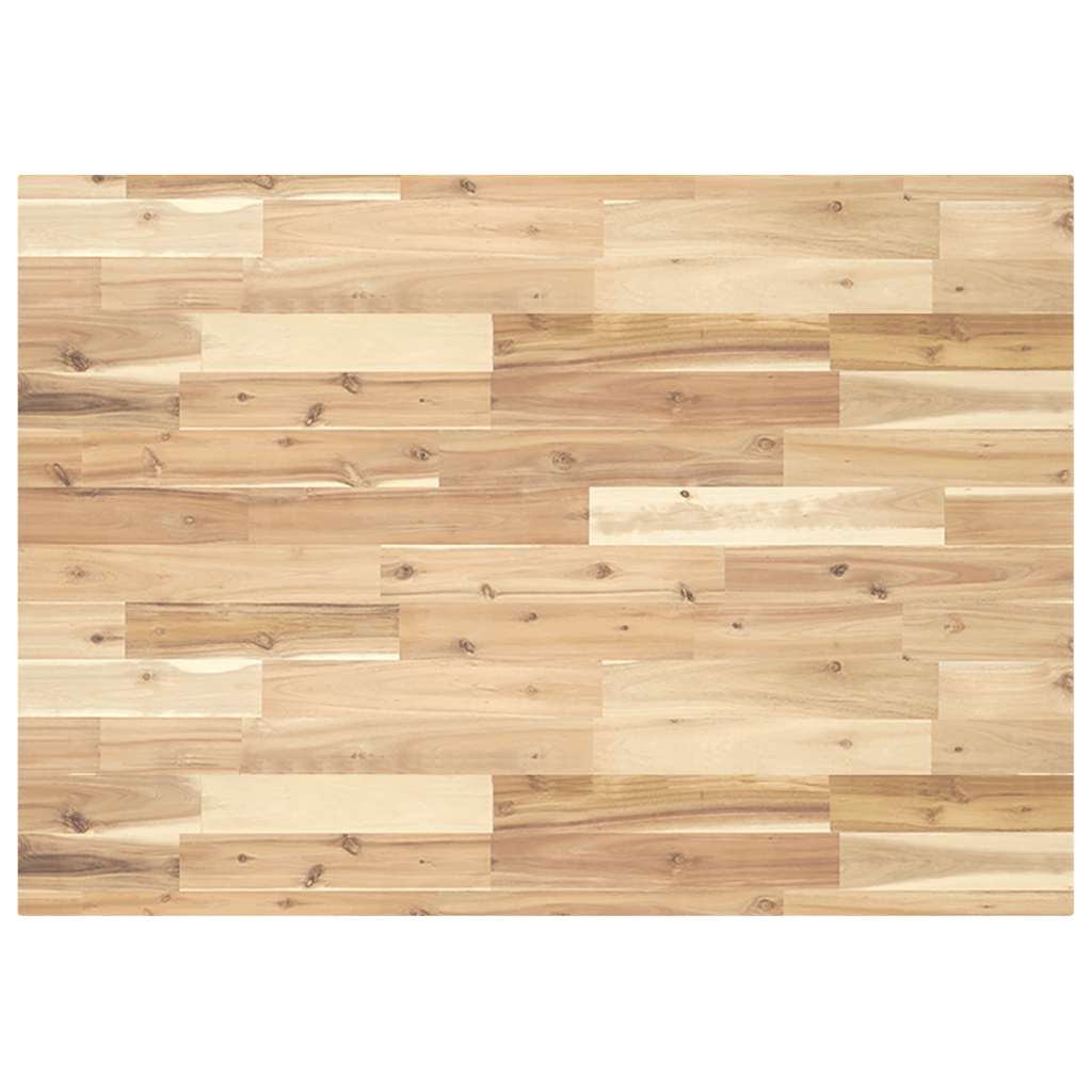 Schreibtischplatte Unbehandelt 60x50x2 cm Massivholz Akazie